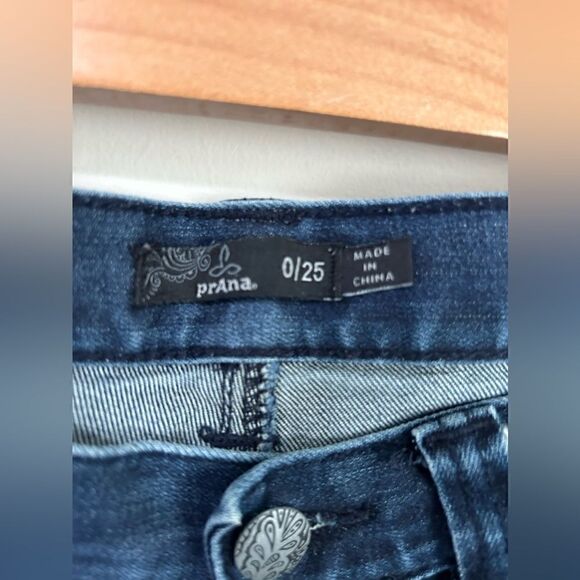 Prana Skinny Jean in Dark Indigo Organic Cotton Stretch Denim - Picture 4 of 7